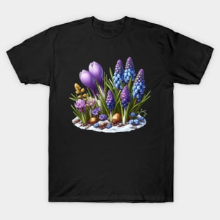 Blooms in Snow T-Shirt